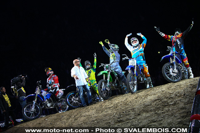 Galerie : les plus belles photos du Supercross de Bercy 2013