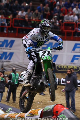 Galerie : les plus belles photos du Supercross de Bercy 2013