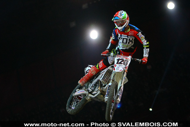 Galerie : les plus belles photos du Supercross de Bercy 2013