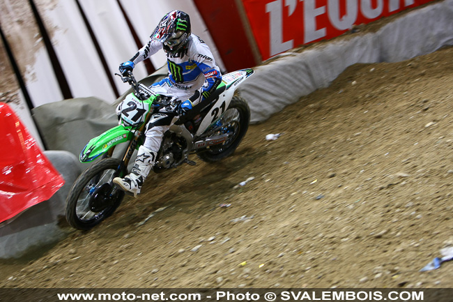 Galerie : les plus belles photos du Supercross de Bercy 2013