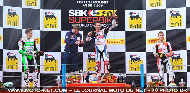 Marino 2ème, Van den Mark 1er et Cluzel 3ème - WSBK Pays-Bas (3 sur 13) : Vidéos, déclarations et analyse du SBK à Assen