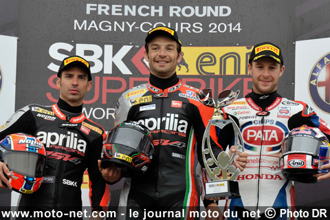 Melandri 2ème, Guintoli 1er et Rea 3ème - WSBK France (11 sur 12) : Déclarations et analyse du SBK à Magny-Cours 