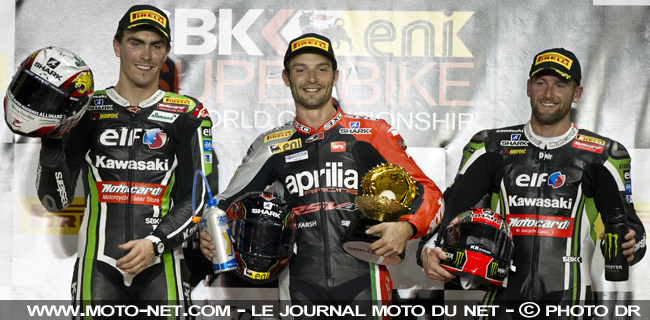 Baz 2ème, Guintoli 1er et Sykes 3ème - WSBK Qatar (12 sur 12) : Déclarations et analyse du SBK à Losail