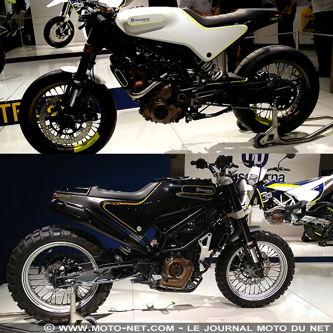 Nouveautés 2015 EICMA : une 690 Duke à la sauce Husqvarna et deux concepts
