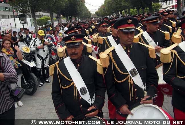 Départ en fanfare pour le premier Tunisian Moto Tour