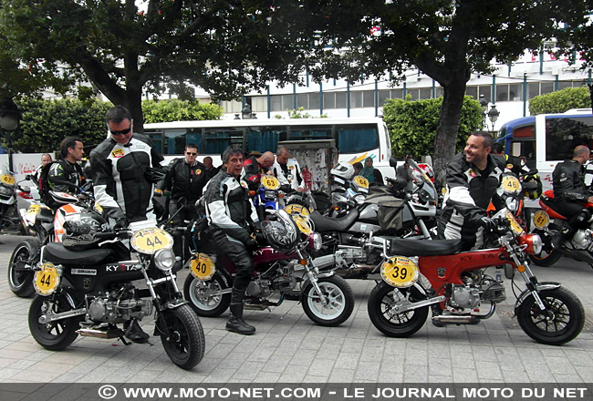 Départ en fanfare pour le premier Tunisian Moto Tour