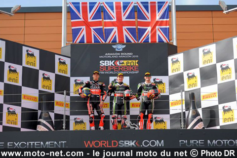 Davies, Rea et Sykes - WSBK Espagne (3 sur 13) Déclarations et analyse du Superbike à Aragon