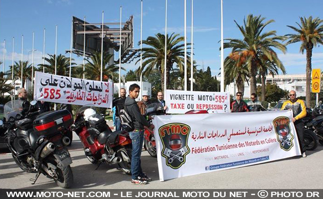 Face à la vignette, les motards tunisiens demandent l'équité fiscale