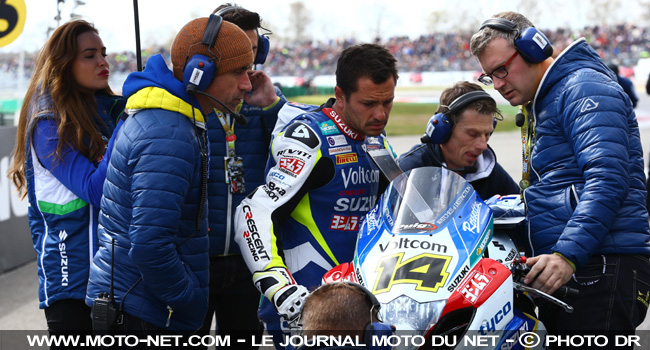 Randy de Puniet - WSBK Pays-Bas (4 sur 13) Déclarations et analyse du Superbike à Assen