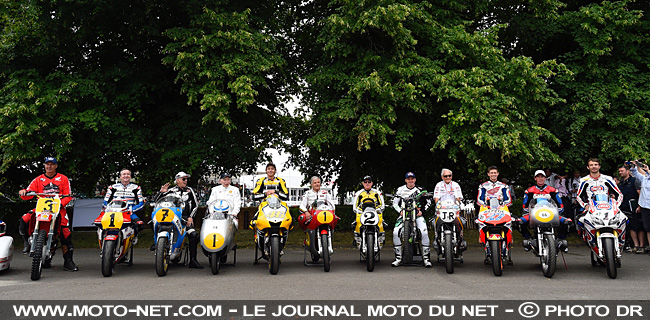 Valentino Rossi découvre le Goodwood Festival of Speed