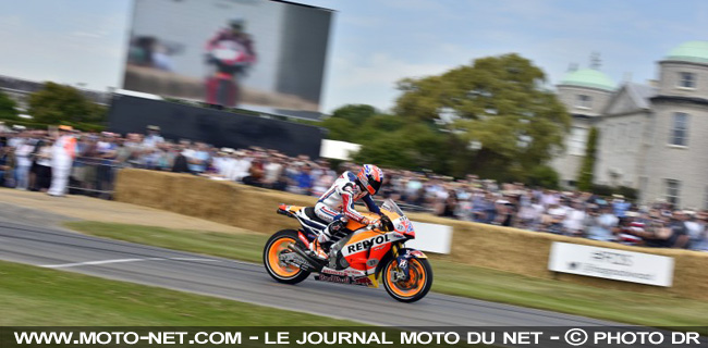Casey Stoner au Goodwood Festival of Speed