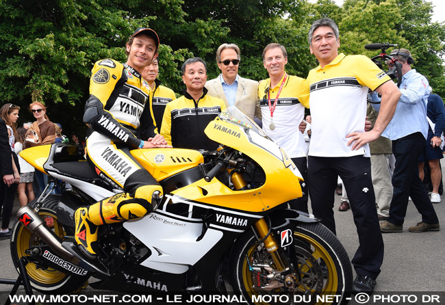 Valentino Rossi découvre le Goodwood Festival of Speed