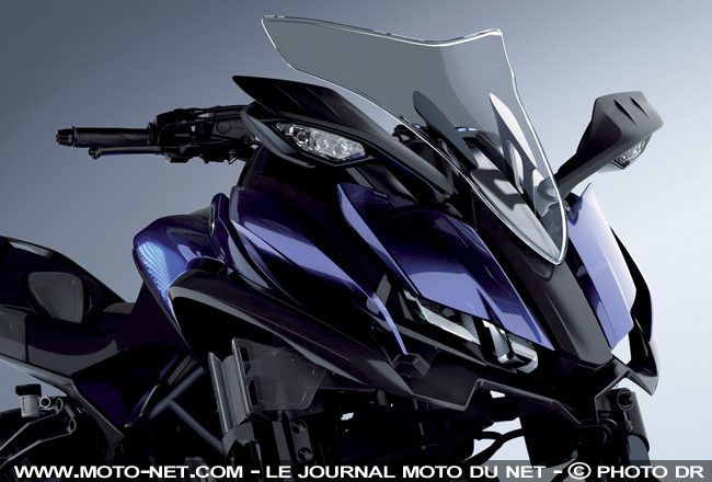 Yamaha peaufine son concept de moto à trois roues MWT-9