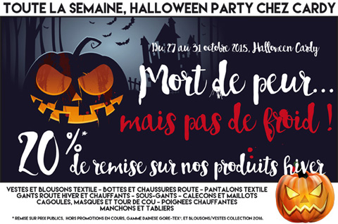Fêtez Halloween chez Cardy pour des re