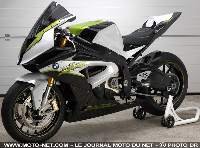 BMW eRR : le prototype de moto sportive électrique sur base de S 100 RR