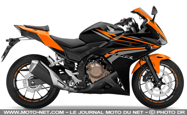 Nouvelle petite moto sportive Honda CBR500R 2016