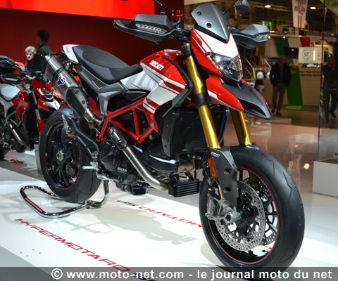 Nouveautés 2016 : la gamme Ducati Hypermotard 939 passe à Euro4