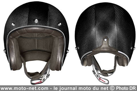 Taille L - Mouche - Casque Moto rétro casque Moto casque Scooter