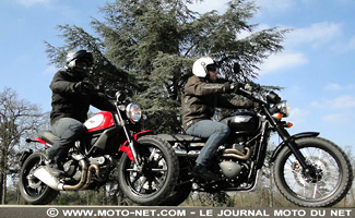 Duel Scrambler, l'Icon Ducati contre l'icône Triumph