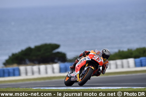 Viñales conserve la tête des essais MotoGP à Phillip Island devant Marquez et Crutchlow