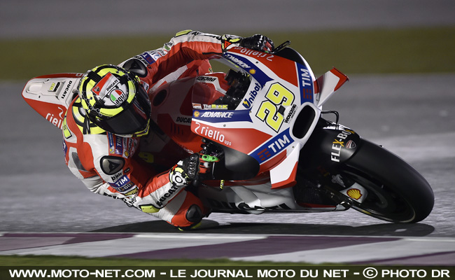 GP du Qatar - FP1 : Lorenzo et Rossi en tête des premiers essais MotoGP