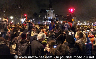Plusieurs mobilisations dans le monde de la moto suite à la tuerie de Charlie Hebdo
