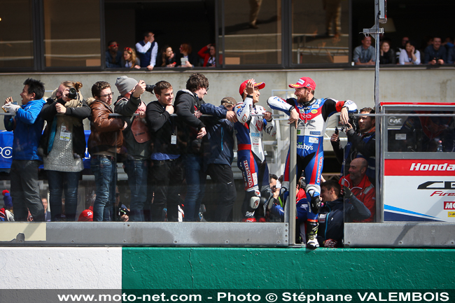 Galerie photo 24 Heures Motos 2016 - 06 : arrivée et podiums