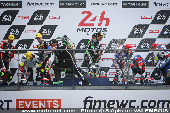 Galerie photo 24 Heures Motos 2016 - 06 : arrivée et podiums