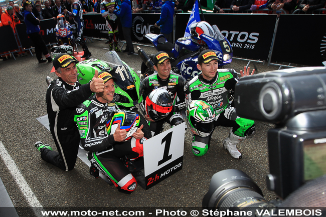 Galerie photo 24 Heures Motos 2016 - 06 : arrivée et podiums