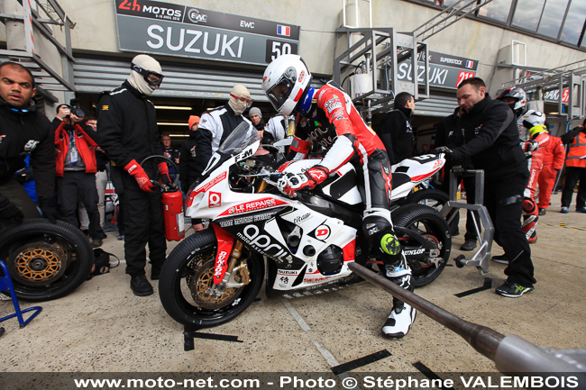 Galerie photo 24 Heures Motos 2016 - 04 : départ et premières heures de course