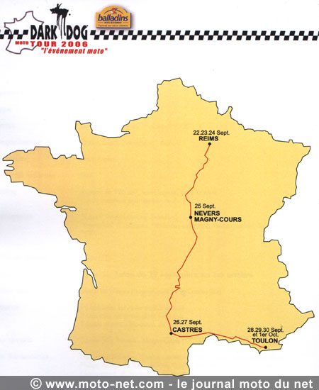 100 chevaux sur le Moto Tour 2006