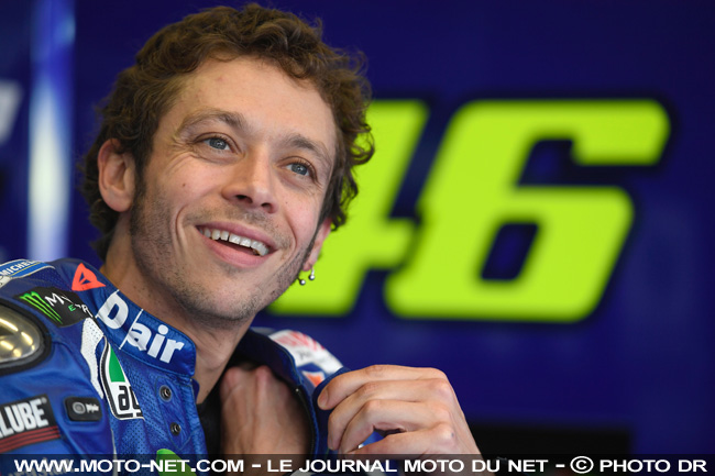 Rossi en direct dans Stade 2 après le GP de France Moto GP
