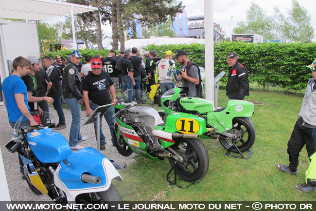 Galerie photo : expo L'Age d'or du 2-temps au GP de France moto