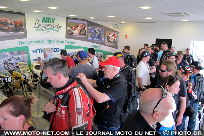 Galerie photo : expo L'Age d'or du 2-temps au GP de France moto