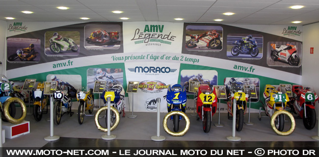 Galerie photo : expo L'Age d'or du 2-temps au GP de France moto