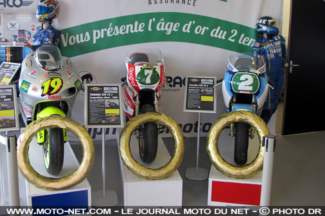 Galerie photo : expo L'Age d'or du 2-temps au GP de France moto