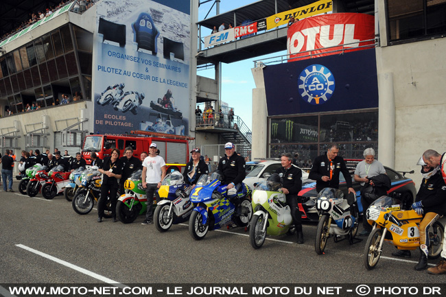 Galerie photo : expo L'Age d'or du 2-temps au GP de France moto