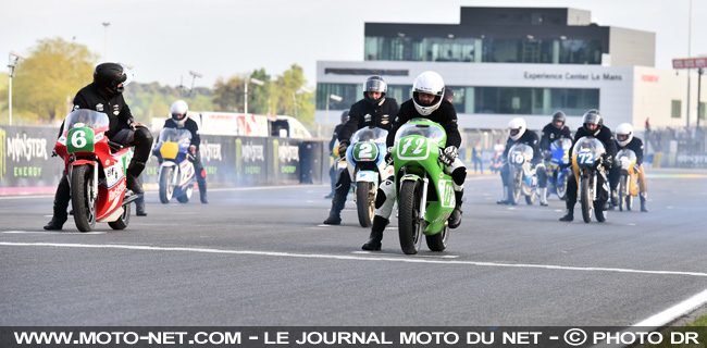 Galerie photo : expo L'Age d'or du 2-temps au GP de France moto