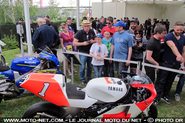 Galerie photo : expo L'Age d'or du 2-temps au GP de France moto