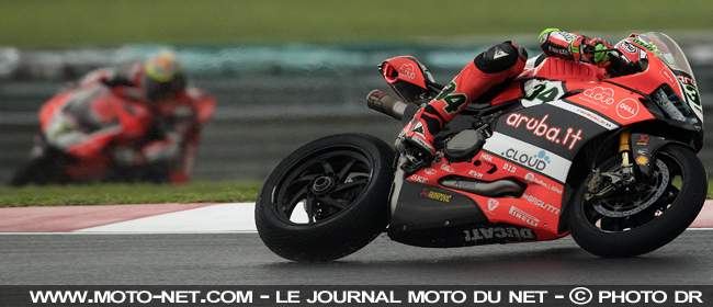  Giugliano et Davies - WSBK Malaisie (6 sur 13) Déclarations des pilotes World Superbike à Sepang