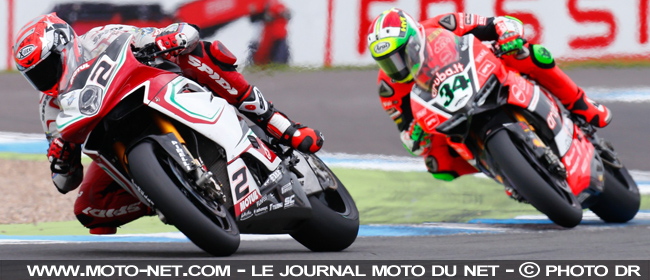  Camier et Giugliano - WSBK Grande-Bretagne (7 sur 13) Déclarations des pilotes World Superbike à Donington Park