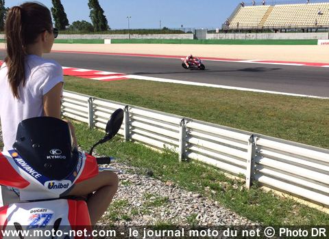 Moto GP : Casey Stoner teste la Ducati à Misano