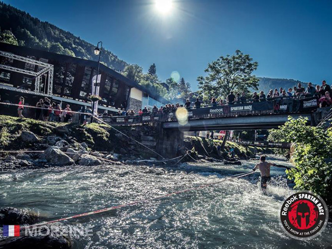 Randy de Puniet n'a pas terminé la Spartan Race...