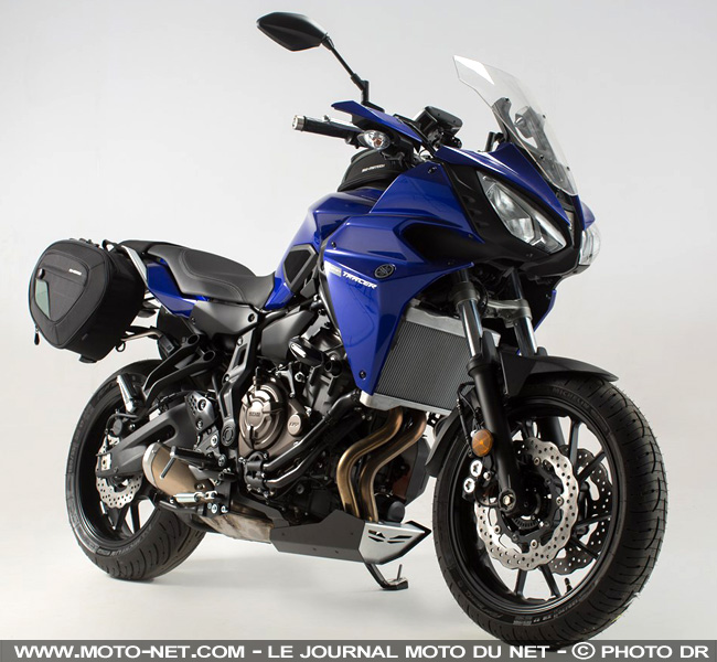 Accessoires moto : SW-Motech habille la Yamaha MT-07 Tracer