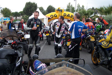 Dark Dog Moto Tour 2006 : Denis Toulon - Toulon, deuxième : l'étape ludique !