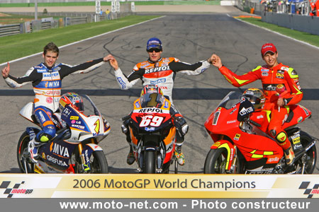 Grand Prix Moto de Valence 2006 : le tour par tour sur Moto-Net