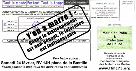 Paris : nouvelle action pour le stationnement non gênant sur les trottoirs