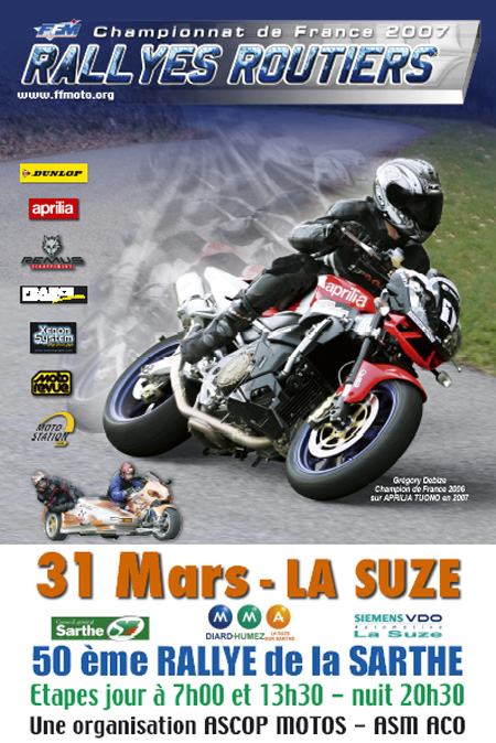 Championnat de France des rallyes 2007 : Xenon System poursuit son implication en rallye