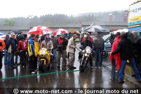 Championnat du monde des rallyes 2007, Belgian Moto Tour : première étape, après la pluie... la pluie !