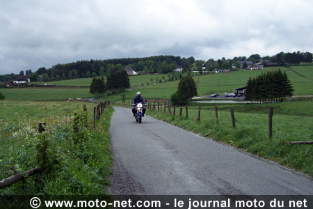 Championnat du monde des rallyes 2007, Belgian Moto Tour : première étape, après la pluie... la pluie !